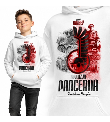 Bluza z kapturem dziecięca Patriotyczna CZARNE DIABŁY